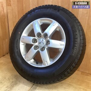 ミツビシ パジェロ 純正 17インチ 7.5J +46 6H 139.7 & 265/65R17 2018年製 ミシュラン ラティチュードツアー 1本のみ スペア など ▽004