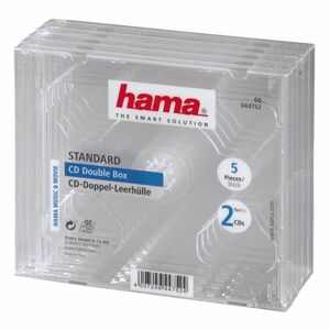 送料無料　Hama Standard CD Double BOX ケース ダブルボックス