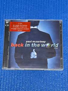 Paul McCartney / Back In The World Live EU盤CD 状態良好