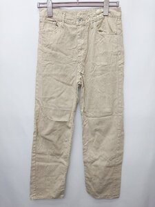 ◇ Θ green label relaxing グリーンレーベル ストレート チノパンツ サイズ38 ベージュ レディース P