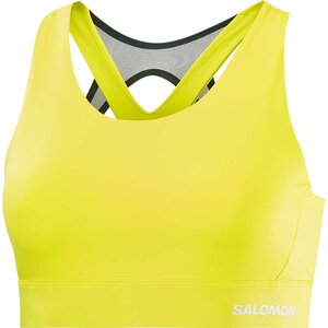 1605174-SALOMON/CROSS RUN BRA W レディース スポーツブラ 軽量 速乾 ストレッチ/L