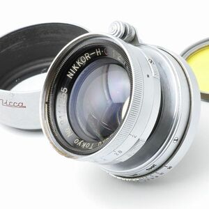 NIKKOR-H・C 5cm F2 ニッコール Ｈ・Ｃ Lマウント L39 日本光学 東京 Nikon Tokyo ニコン Leica ライカ Leitz ライツ NIKKOR H C 5/2 50 20