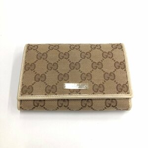 GUCCI グッチ 財布 二つ折り GGキャンパス 154258.0416【CKARA003】