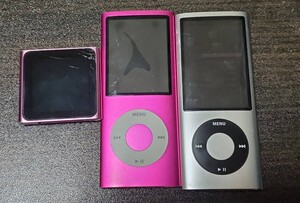 ●ジャンク iPod nano 第4世代 第5世代 第6世代 PB735J A1285 MC027J A1320 PC692J A1366 まとめ 8GB●送料無料