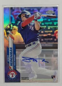 来日外国人 ハイネマン 2020 Topps Chrome Update Auto 直筆サイン 巨人