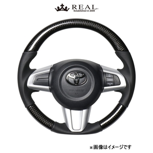 レアル ステアリング オリジナルシリーズ(ブラックカーボン)ステラ LA150F/LA160F M90-BKC-BK REAL