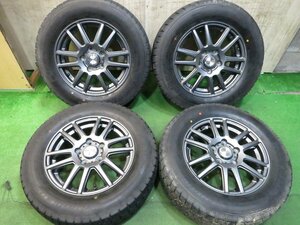 [送料無料]バリ溝！キレイ！9分★スタッドレス 205/65R15 dP devotion 共豊 グッドイヤー アイスナビ7 15インチ PCD114.3/5H★3021510Hス