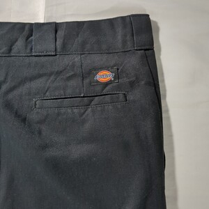 Dickies ディッキーズ ワークパンツ ブラック 黒 スラックス 44×30