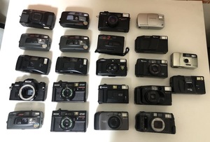 コンパクトフィルムカメラ　一眼レフフィルムカメラ　まとめて22個　ジャンク扱い　＃E417