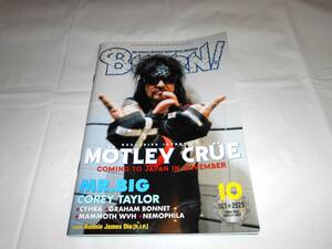 BURRN! 2023年10月号　MOTLEY CRUE/MR.BIG/COREY TAYLOR/CYHRA/