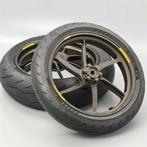 ♪DUCATI 748/916/996/998 OZレーシング アルミ鍛造 ホイール前後SET 良品 (D0528A18) 996S 取り外し