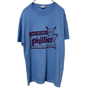 ジャージーズ　MLB フィリーズ　Tシャツ　半袖　プリントロゴ　アメリカ古着