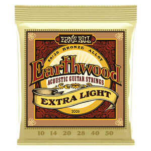 ERNIE BALL アコギ弦　2006 EARTHWOOD 80/20 BRONZE EXTRA LIGHT アーニーボール アコースティック ギター弦