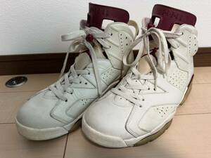 NIKE AIR JORDAN6 RETRO Maroon US9 ナイキ エアジョーダン6 レトロ マルーン 27㎝ 2015年製