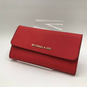 MICHAEL KORS 二つ折り長財布 レディース レッド [jgg]