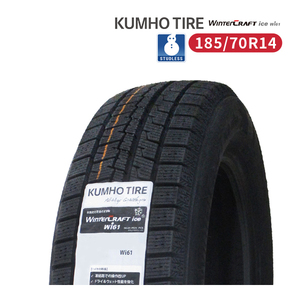 185/70R14 2024年製 新品スタッドレスタイヤ KUMHO WINTERCRAFT ice Wi61 送料無料 クムホ 185/70/14