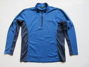 Karrimor カリマー★ロング スリーブ　1/4 Zip 　長袖　青系　アウトドア　トレッキング　ハイキング　キャンプ