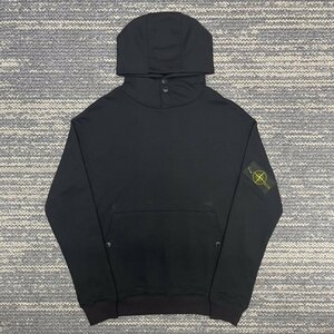 STONE ISLAND ストーンアイランド ウェットプルパーカ パーカ 上着 ブラック L 中古 TN 1