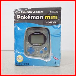 動作品 Pokemon mini ポケモンミニ 本体 MIN-001 ウパーブルー 任天堂 Nintendo 箱説付【10