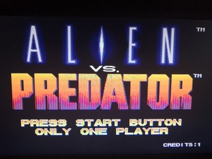 エイリアンVSプレデター カプコン CPS2 ALIEN VS. PREDATOR CAPCOM 