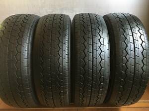 即決送料無料◆215/70R15LT/107-105L/夏4本/残溝約8㎜/製造2008年/グランドハイエース/ハイエース/グランビア/レジアスエース/ボンゴ等