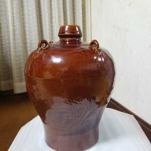陶器製　酒瓶　酒壺　空瓶　昭和レトロ品　アンティーク