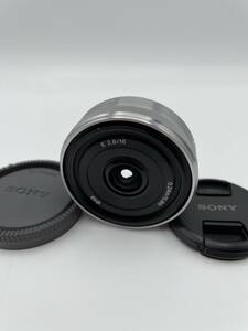 SONY SEL E 16mm F2.8 動作確認済み ほぼ新品#129