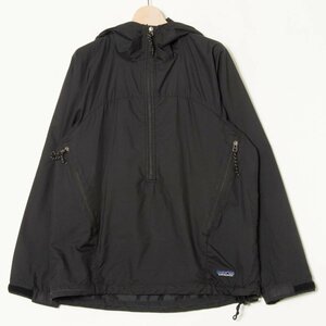 【1円スタート】patagonia パタゴニア 83650 01年製 エッセンシェルプルオーバー ナイロンパーカー アウター 軽量 ヴィンテージ 黒 XS