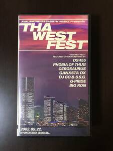 VHS ビデオテープ THA WEST FEST 2002.09.22. @YOKOHAMA BAYHALL 中古 DS455 OZROSAURUS DJ GO