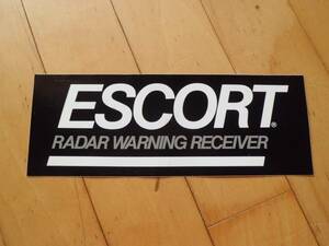 即決 VINTAGE AUTO PARTS STICKER ESCORT RADE WARNING RECEIVER ビンテージ オート パーツ ステッカー 