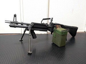 A＆K M60 MK43 Mod0 最強 LMG ハイパワー 高耐久 ショップカスタム フルメタル 4000連マガジン 　M249 