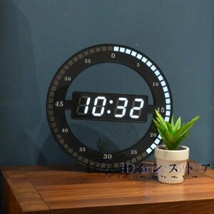新品壁時計 創造的 デジタル 電子 シンプル 装飾 インテリア おしゃれ 壁掛け LED DIY 置き時計 輸入雑貨