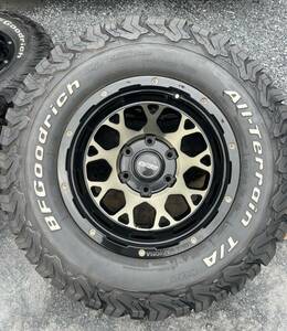 ランドクルーザープラド サーフ　TUBELESS エクストリームJ XJ04◆8J 17インチ IS20 PCD139.7-6H◆サテンブラック◆265/70R17　　　007