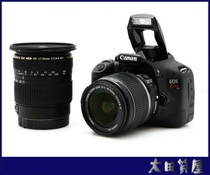 76)質屋出品☆Canon EOS Kiss X4 レンズキット EF-S 18-55㎜ 1：3.5-5.6 IS TAMRON SP AF ASPHERIAL Di LD(IF)17-35㎜ 1：2.8-4 中古 売切