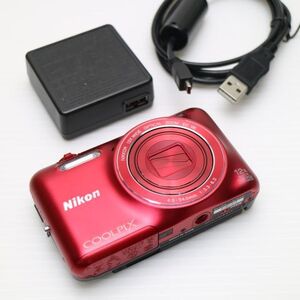 新品同様 COOLPIX S6600 ラズベリーレッド 即日発送 デジカメ Nikon 本体 あすつく 土日祝発送OK