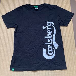 カールスバーグ Tシャツ Carlsberg ノベルティTシャツ ビール 半袖Tシャツ carlsberg ロゴTシャツ ロゴ半袖Tシャツ