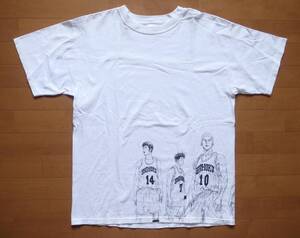 00s / SLAM DUNK スラムダンク 「あれから10日後」2004年イベント限定 湘南5人メンバーTシャツ L 白 流川/三井／宮城/ 桜木/赤木 井上雄彦