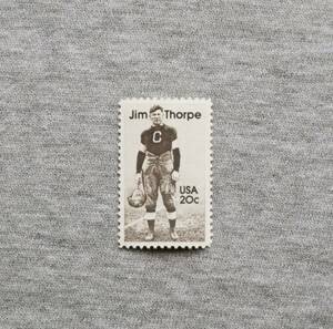 USA273　アメリカ　1984年　スポーツ選手ジム・ソープ　20セント　1種　単片切手1枚
