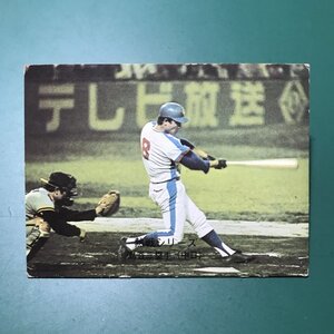 1974年　カルビー　プロ野球カード　74年　339番　中日　島谷　　　　【管理C50】