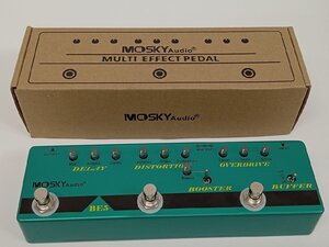 [B7A-611-015-1] Mosky Audio Multi effect Pedal BE5 マルチエフェクター 楽器周辺 動作未確認 ジャンク