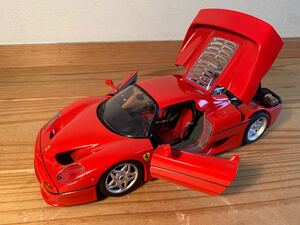 【現状品】Ferrari フェラーリ 1/18 F50 burago 1995 ブラーゴ made in Italy ミニカー