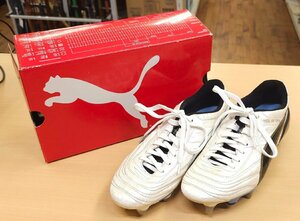 プーマ サッカースパイク PUMA パラメヒコ ライト 15 MIX SG JP 103604 02 サイズ25.5cm ホワイトパール/ブラック/アズールブルー シューズ