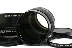 美品 Contax Carl Zeiss Planar T* 85mm F1.4 C/Y MMJ ポートレート 単焦点 プライム マニュアル オールドレンズ