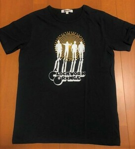 イオン 映画コラボ 時計じかけのオレンジ Tシャツ (Lサイズ) 黒 新品 スタンリー・キューブリック 