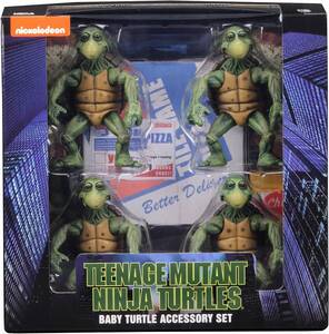 ネカ タートルズ 1/4スケール フィギュア ベビータートル アクセサリーセット NECA TMNT ミュータントタートルズ