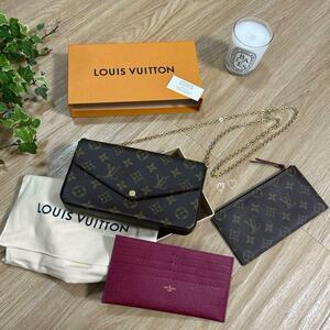 送料無料　現行販売品　LOUIS VUITTON　ルイヴィトン　ポシェットフェリシー　ショルダーバッグ