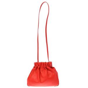 JIL SANDER ジルサンダー Scrunch Bag スクランチバッグ レッド ITCINO6HLE14