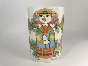 □★ ローゼンタール Rosenthal 少女とお花 花瓶 花器 フラワーベース ドイツ製 (S0807)