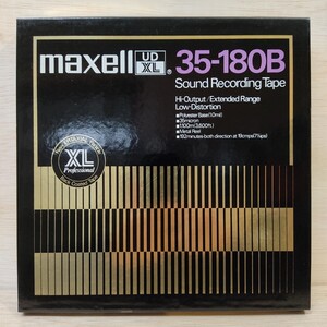 【中古】『maxell UDXL 35-180B 1,100m Metal Reel』 マクセル オープンリールテープ メタルリール オープンリール 音響機器