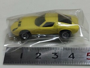 送料120円〜 京商 1:100 ランボルギーニミニカー　ミウラSV イエロー　1/100 　サークルＫサンクス　63194561